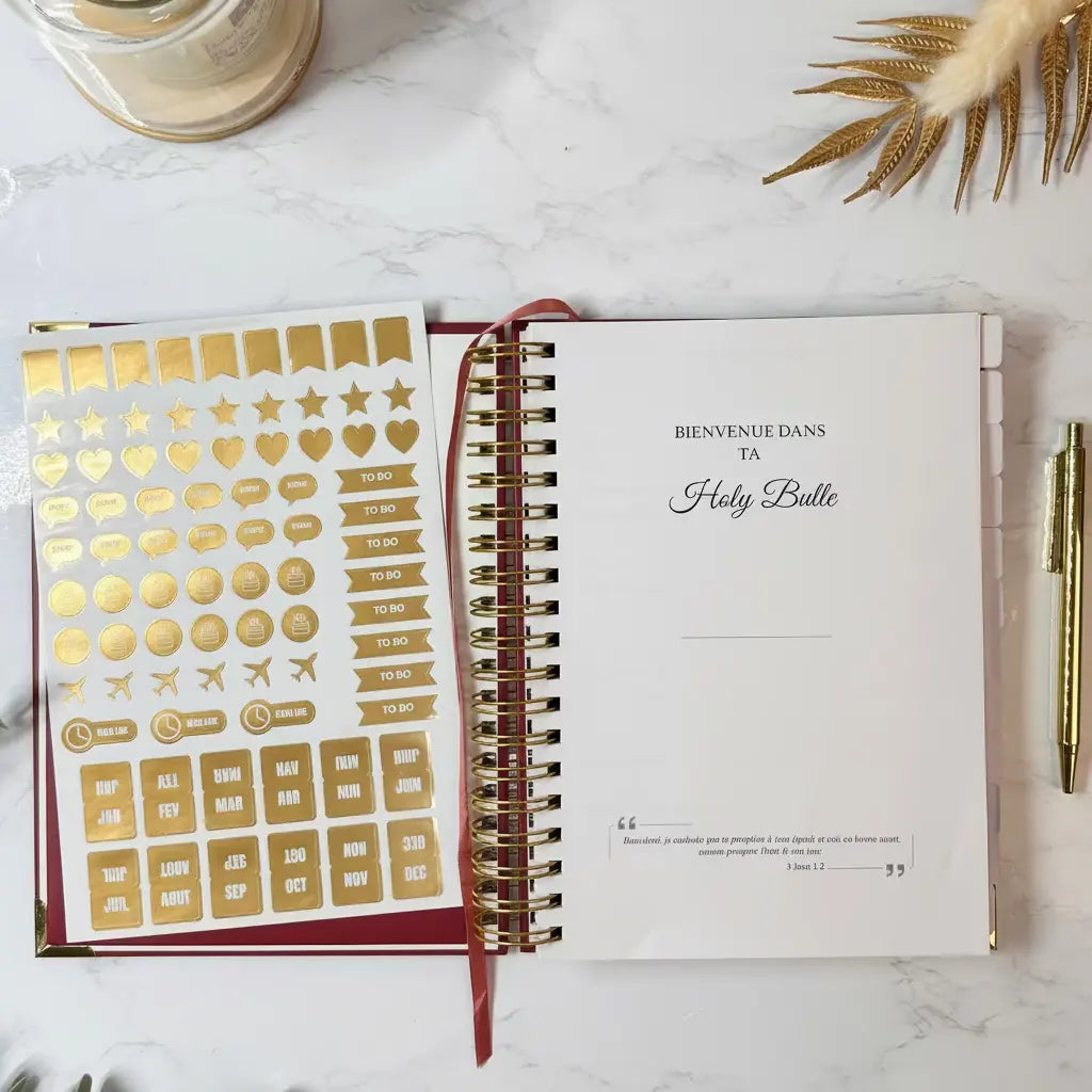 Planner dévotionnel — Édition 2027 Holy Bulle